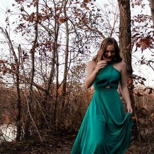 BCBG MaxAzria turquoise dress